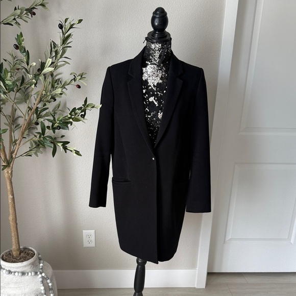 Mango Classic Black Blazer Jacket - Picture 3 of 6